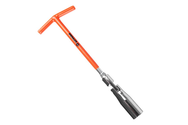 Свечной ключ ЕРМАК с карданным шарниром 21 мм матовый усиленный TP006 766-019