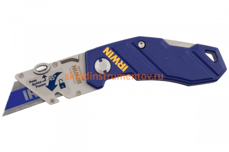 Складной нож с биметаллическим универсальным лезвием IRWIN 10507695