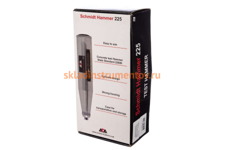Склерометр | Измеритель прочности бетона ADA Schmidt Hammer 225 с калибровкой А00196