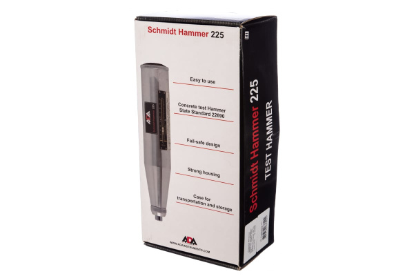 Склерометр | Измеритель прочности бетона ADA Schmidt Hammer 225 с калибровкой А00196