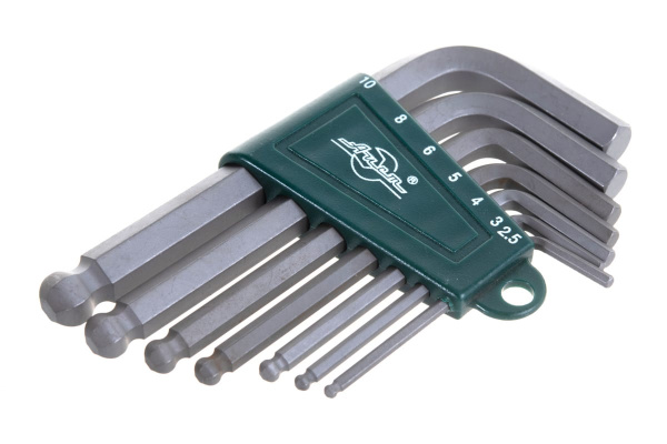 Набор Г-образных шестигранных ключей 7 предметов AIST 1054107HW 00-00003797