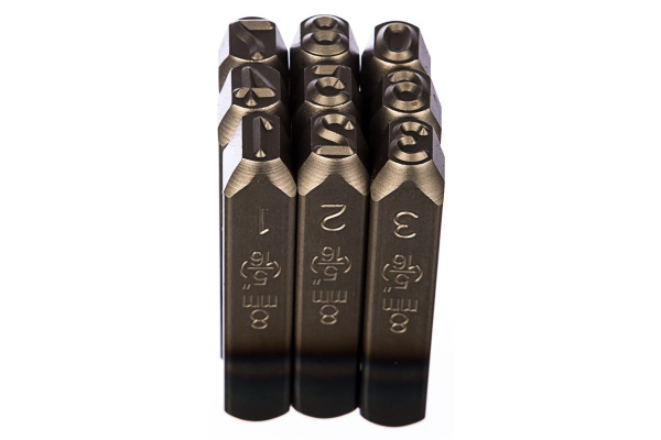 Набор ударных клейм (8 мм, цифры, 9 предметов) KING TONY 11409SQ08