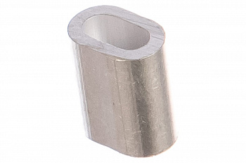 Зажим троса Зубр DIN 3093 алюминиевый, 3мм, ТФ5, 100 шт 4-304475-03