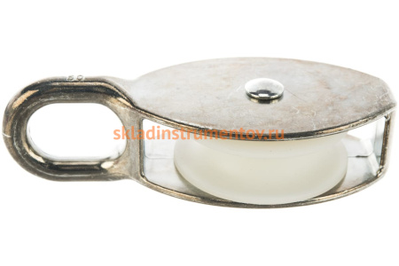 Блок одинарный с пластиковым роликом (2 шт; 12х50 мм; ТФ5) Зубр 4-304585-50