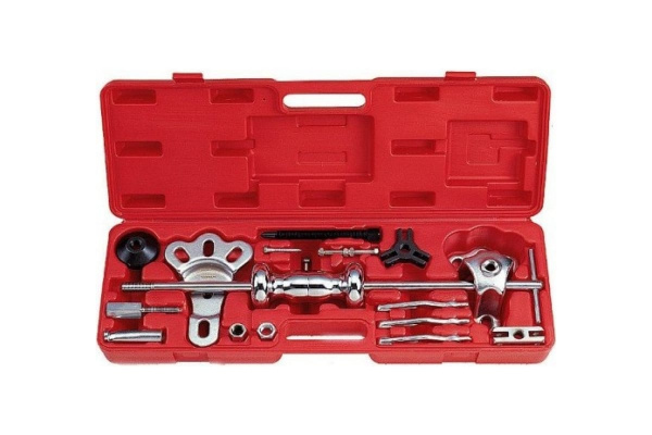 Набор: универсальный съемник подшипников с обратным молотком 17шт FORCE 664