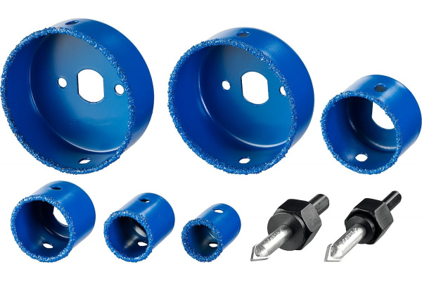 Набор ПРОФЕССИОНАЛ коронки-чашки 6 предметов (22-73 мм) Зубр 33360-H6