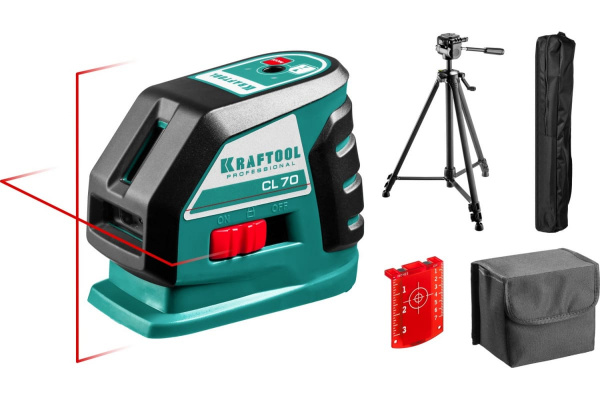 Лазерный линейный нивелир KRAFTOOL CL-70-3 34660-3