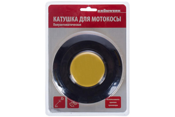 Катушка полуавтомат универсальная для всех триммеров работающих с ножами KRONWERK 96352