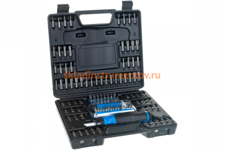 Реверсивная отвертка Зубр ЭКСПЕРТ с насадками 130 предметов 25237-H129