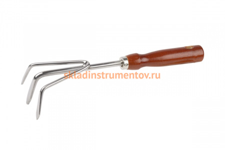 Рыхлитель из нержавеющей стали, деревянная ручка GRINDA 8-421143