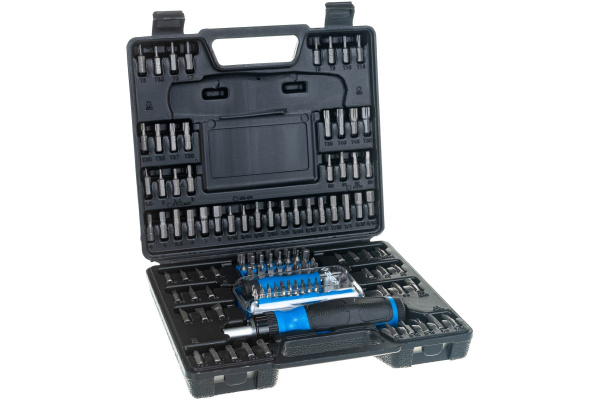 Реверсивная отвертка Зубр ЭКСПЕРТ с насадками 130 предметов 25237-H129