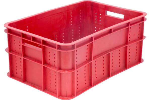 Ящик Тара.ру п/э 600х400х258 3,2кг, красный 00379