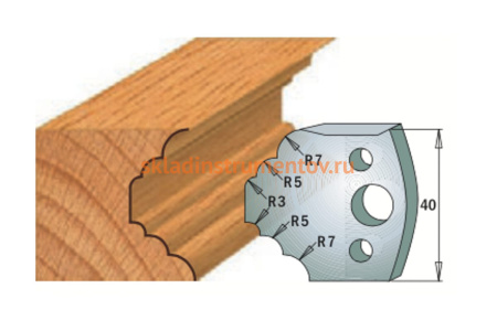 Комплект из 2-х ножей SP (40x4 мм) CMT 690.021