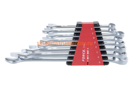 Набор комбинированных ключей FORCE 8 предметов 10-22мм 5086