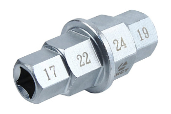 Насадка для передней оси мотоцикла 17х19х22х24мм, привод 3/8 AIST 00-00015710