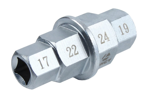 Насадка для передней оси мотоцикла 17х19х22х24мм, привод 3/8 AIST 00-00015710