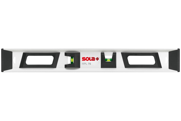Уровень SOLA HPL 75, L=75 см, 2 глазка, прецизионный 01711001