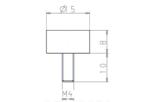 Резинометаллический буфер KIPP K0571.01500855
