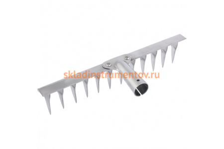 Витые грабли СИБРТЕХ 12 зубьев, 290 мм, нержавеющая сталь, без черенка 61753