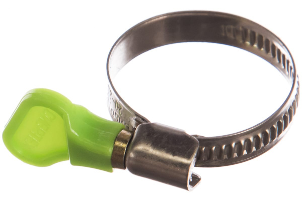 Металлические хомуты СИБРТЕХ, элемент крепления с формой ключа, 20-35мм, 2 шт 47652