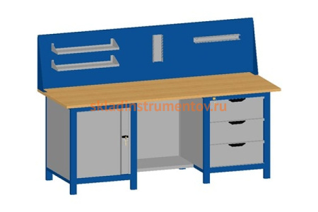 Верстак Верстакофф PROFFI-M 3Д ТПС1Д Э3 102161