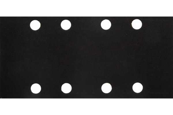 Универсальный шлифовальный лист Uragan оптимален для мягких пород дерева 8 отверстий по линии для ПШМ P320 80x166 мм 10 шт. 907-21101-320-10