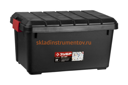 Автомобильный пластиковый ящик со съемной крышкой 24" Зубр МАСТЕР 38184-24