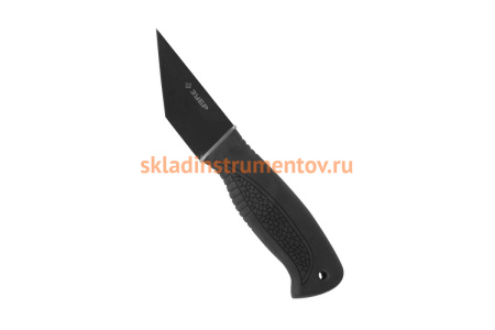 Сапожный нож с эргономичной обрезиненной рукояткой 175мм Зубр ЭКСПЕРТ 0955