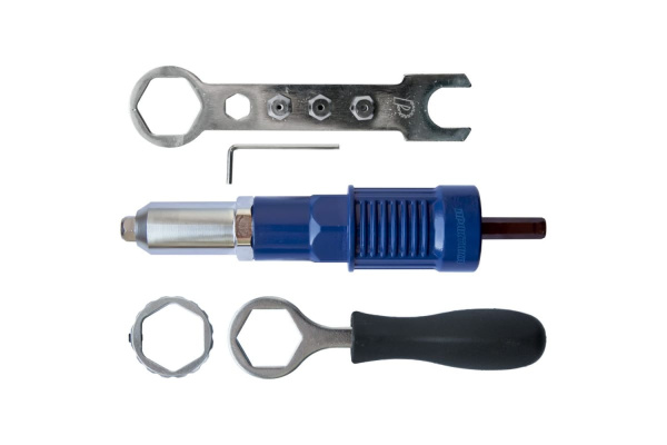 Насадка для шуруповерта для заклепок 2,4-4,8 мм ПРАКТИКА 919-648