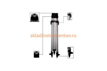 Штатив алюминиевый со сферической головой на клипсах Light D ADA А00181