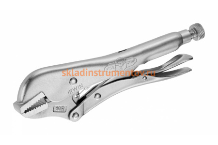 Пассатижи с фиксатором, прямые губки, 250мм Irwin 10R T0102EL4