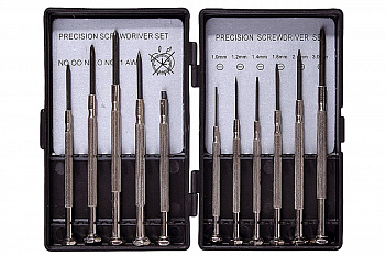 Набор цельнометаллических отверток Stayer STANDARD для точных работ, 11 предметов 2560-H11_z01