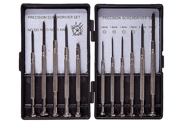 Набор цельнометаллических отверток Stayer STANDARD для точных работ, 11 предметов 2560-H11_z01