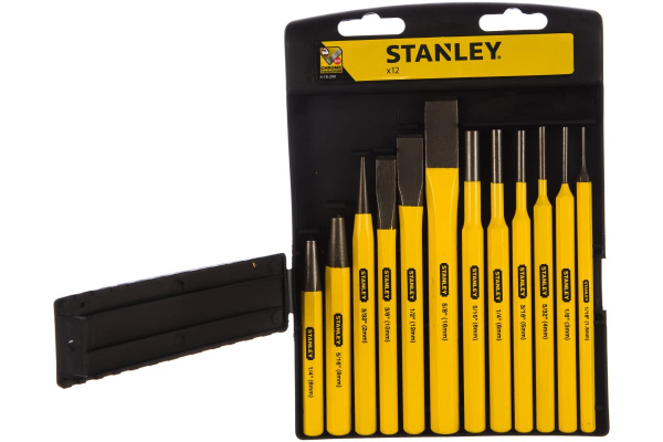 Набор слесарных бородков и зубил 12шт Stanley 4-18-299