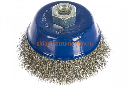 Кордщетка чашеобразная мягкая (90 мм; М14) ПРАКТИКА 032-447