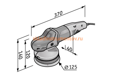 Эксцентриковая полировальная машина FLEX XFE 7-15 125 P-Set 476927