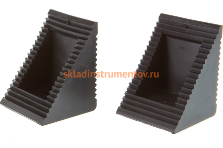 Резиновый противооткатный упор AV Steel 80х105х125 мм 2 шт. AV-921069