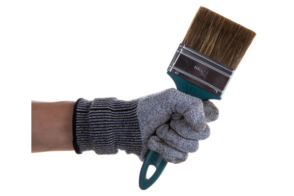 Плоская кисть STAYER Lasur Euro смешанная натуральная и искусственная щетина пластмассовая ручка 75 мм 01081-75