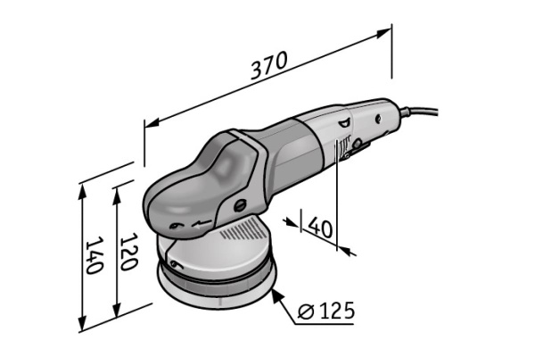 Эксцентриковая полировальная машина FLEX XFE 7-15 125 P-Set 476927