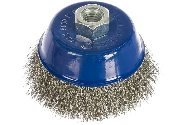 Кордщетка чашеобразная мягкая (90 мм; М14) ПРАКТИКА 032-447