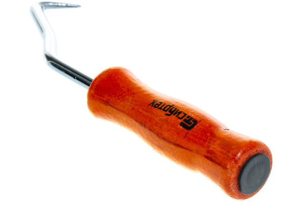 Крюк для вязки арматуры СИБРТЕХ 210 мм деревянная рукоятка 84876