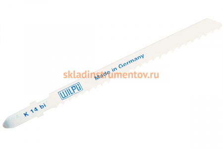 Пилка по металлу K 14 bi (5 шт; 100х7.8х1 мм; 75 мм; 8.5 TPI; BiM) WILPU 276100005