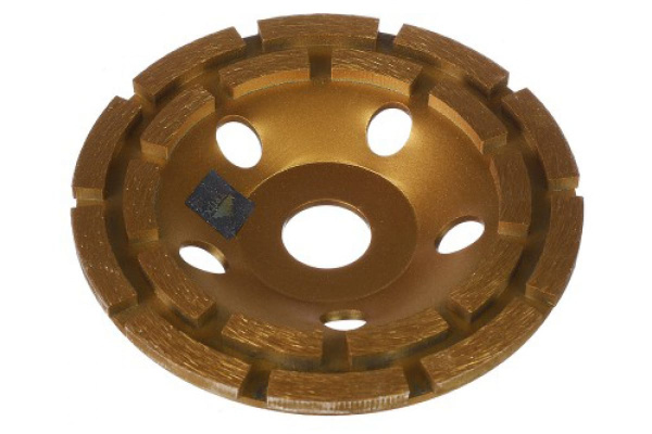 Чаша алмазная двухрядная сегментированная (125х22.2 мм) Vertextools 0505-04-125-14