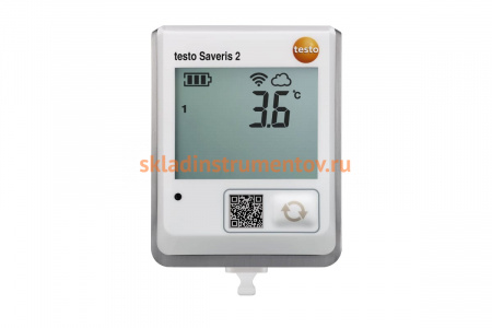 Логгер данных температуры Testo Saveris 2-T1 с дисплеем и встроенным сенсором NTC 0572 2001