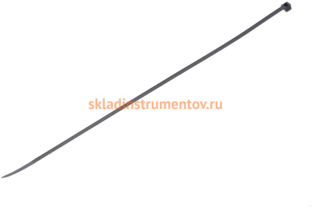 Пластиковые хомуты СИБРТЕХ, 300 * 4,8 мм, черные, 100 шт 45565