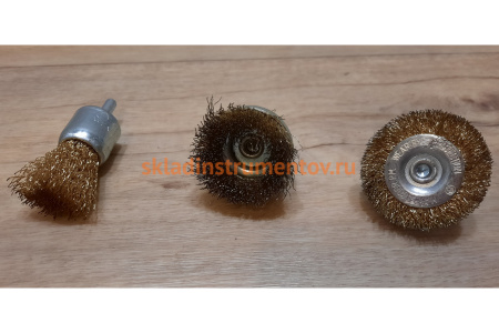 Набор кордщеток для дрели 3 шт. Rockforce RF-BWS301