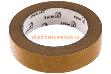 Маскировочная улучшенная коричневая лента Wolf 25 мм х 40 м 802.0125