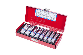 Ложемент для набора глубоких торцевых головок 3508MR, 3508SR, PVC KING TONY 84350880B