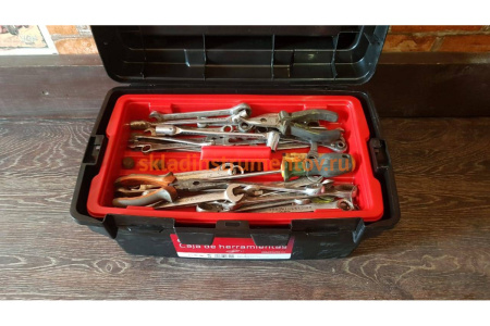 Ящик для инструментов 450x285x250мм, +лоток + органайзер Tayg 163005