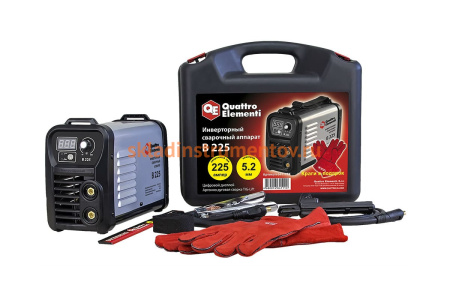Инверторный аппарат электродной сварки QUATTRO ELEMENTI B 225 641-114